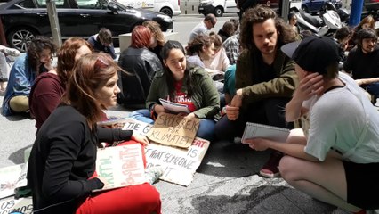 Concentración de Fridays For Future frente al Congreso de los Diputados