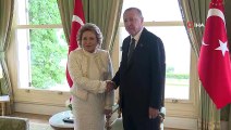 Cumhurbaşkanı Erdoğan, Rusya Federasyon Konseyi Başkanı Valentina Matviyenko’yu kabul etti