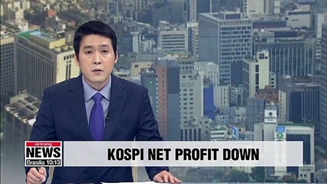 KOSPI companies’ Q1 net profit down 40 pct. on-year