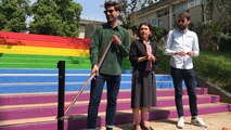 Inauguration d'un escalier contre l'homophobie à l'université Rennes 2