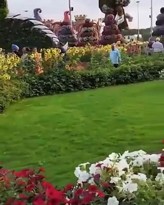 Maravillosos jardines de Dubai