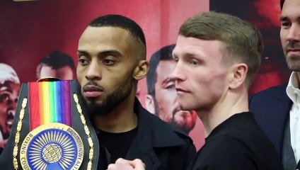 COMMONWEALTH TITLE FIGHT! - PHILLIP BOWES v TOM FARRELL **OFFICIAL** HEAD-TO-HEAD @ PRESS CONFERENCE