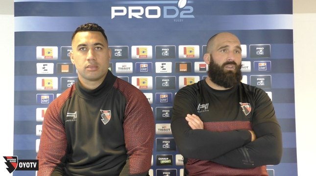 Point presse avant Oyonnax / Bayonne - Demi-finale ProD2