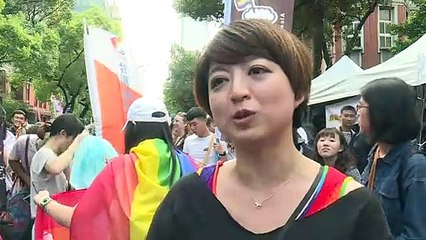 Taiwanases celebram conquista