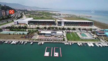 100. yıl anısına denize "1919" yazıldı