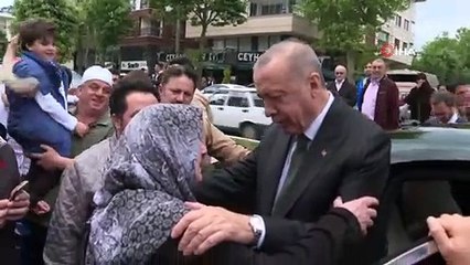 Yaşlı Kadından Cumhurbaşkanı Erdoğan'a Dua: "Allah Seni Korusun"