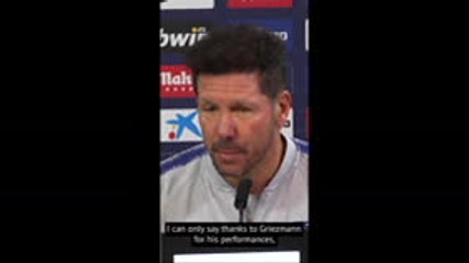 You cannot judge Griezmann for leaving - Simeone