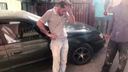 Boya Yapmak İçin Kurulan İskele Çöktü: 2 Kişi Yaralandı