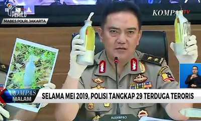 Descargar video: Selama Mei 2019, Polisi Tangkap 29 Terduga Teroris