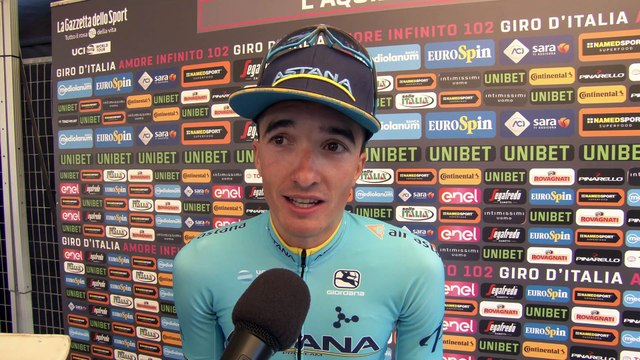 Pello Bilbao - entrevista en la meta - etapa 7 - Giro d'Italia 2019