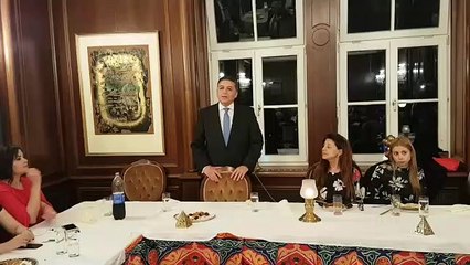 الجالية المصرية بالنمسا على مائدة إفطار السفير عمر عامر