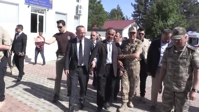 Siirt'te Şehit Güvenlik Korucusu İçin Tören