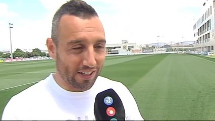 Santi Cazorla, contento con su vuelta a la selección