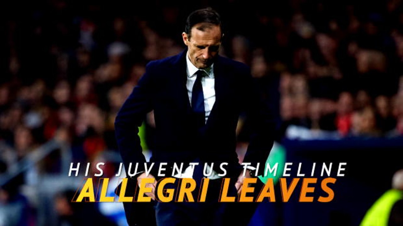 Allegri leaves Juventus - his trophy-laden Juve timeline