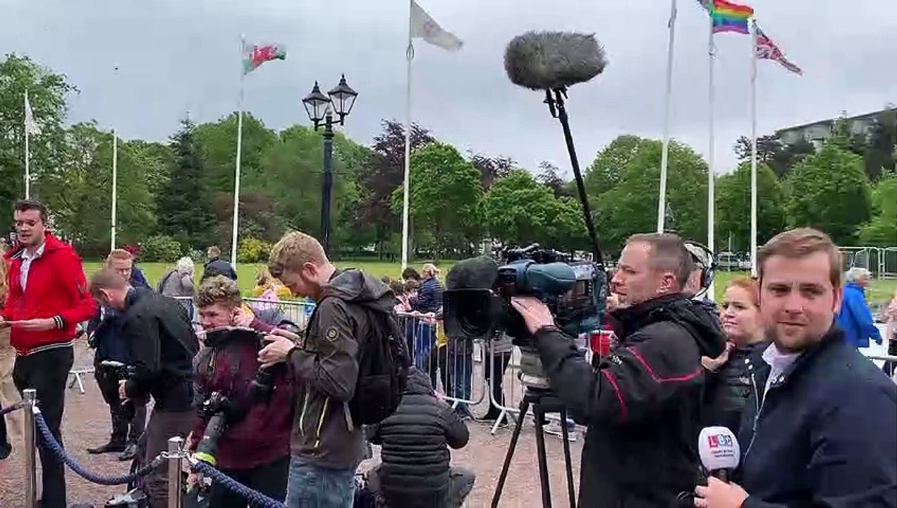 Dame Shirley Bassey in Cardiff