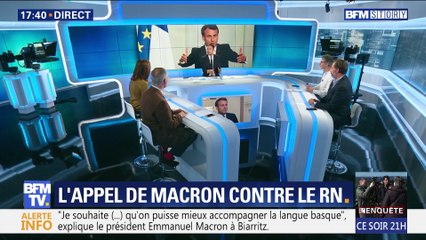 Macron à Biarritz: L’appel contre le RN