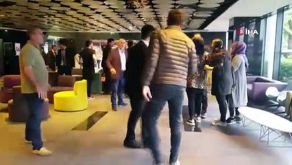 Haliç Üniversitesine baskın kamerada