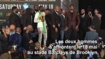 Boxe: Wilder fait monter la tension avant son combat contre Breazeale