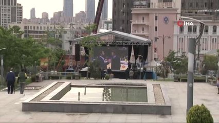 Final Four İçin İstanbul'da Dev Ekran Kuruldu