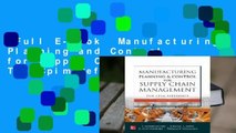 Full E-book  Manufacturing Planning and Control for Supply Chain Management: The Cpim Reference,