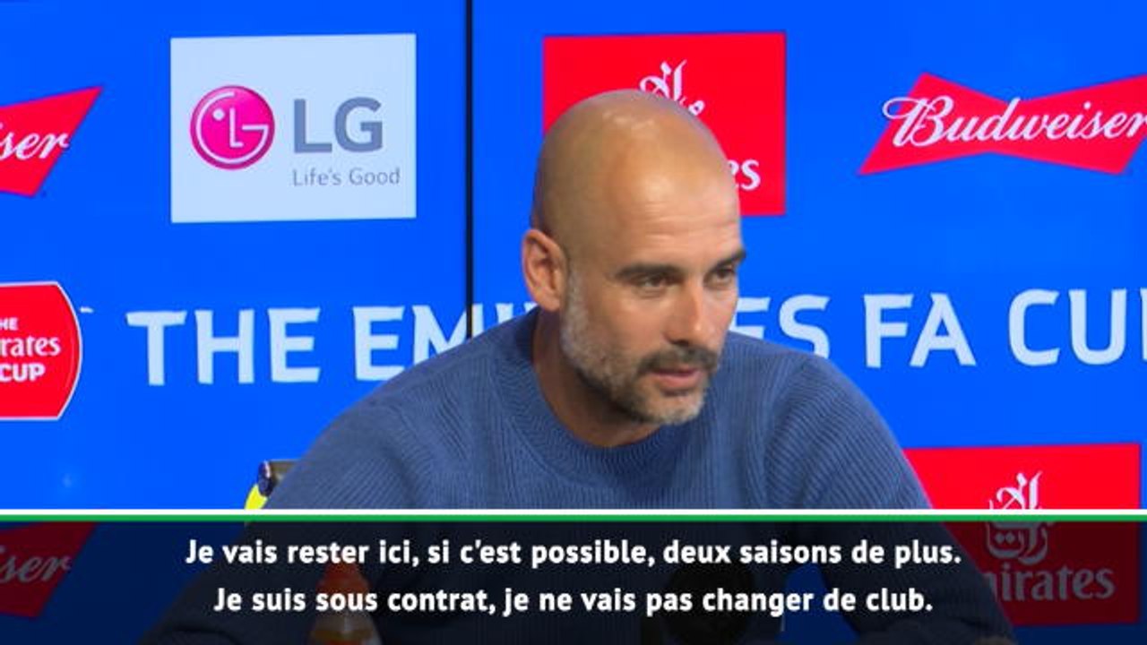 Man City - Guardiola : "Je n'irai pas à la Juventus Turin"