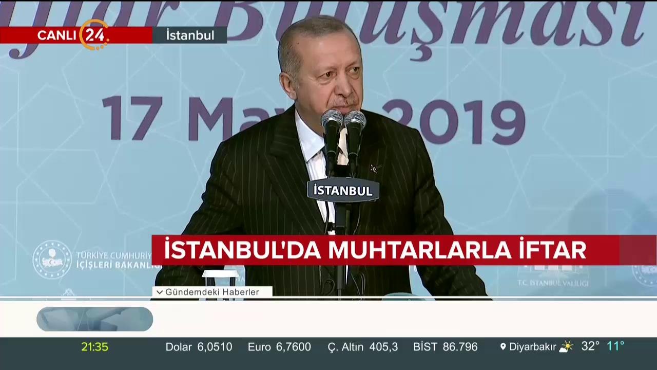 Başkan Erdoğan konuşma yapıyor