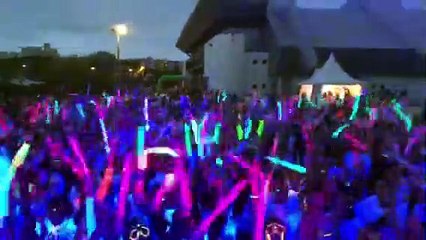 Martigues : ambiance colorée avant le départ de la Splash run