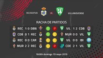 Previa partido entre Recreativo y Villanovense Jornada 38 Segunda División B