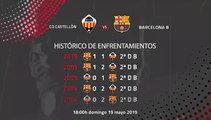 Previa partido entre CD Castellón y Barcelona B Jornada 38 Segunda División B
