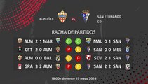 Previa partido entre Almería B y San Fernando CD Jornada 38 Segunda División B