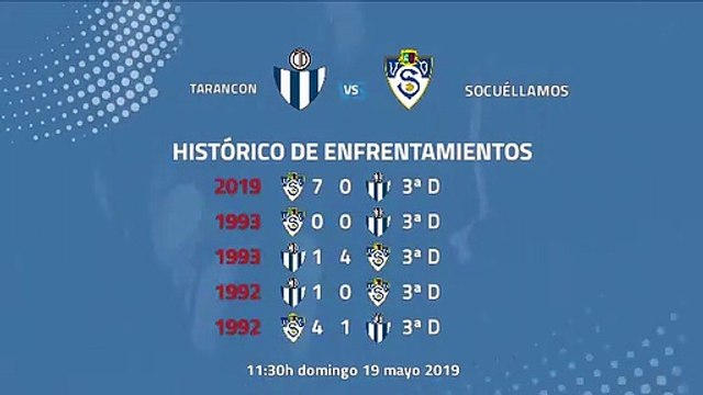 Previa partido entre Tarancon y Socuéllamos Jornada 38 Tercera División