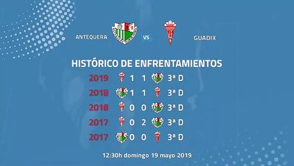 Previa partido entre Antequera y Guadix Jornada 42 Tercera División