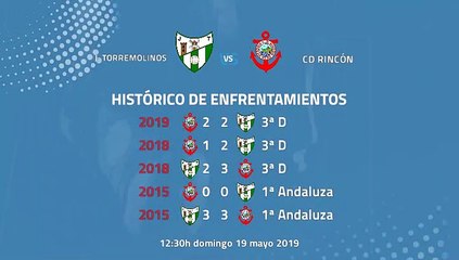Previa partido entre J. Torremolinos y CD Rincón Jornada 42 Tercera División