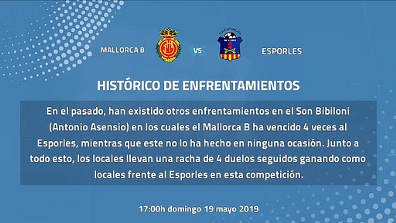 Previa partido entre Mallorca B y Esporles Jornada 42 Tercera División