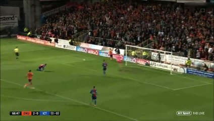 Nicky Clark Terrible Miss during Dundee United and Iverness