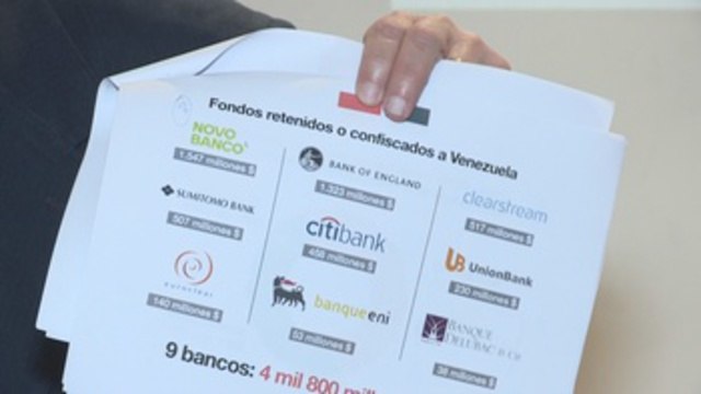 Venezuela dice tener 140.000 millones de dólares bloqueados en el exterior