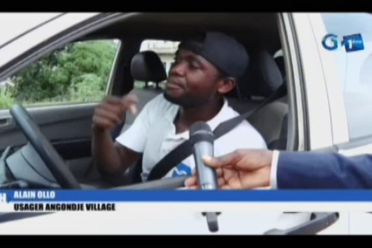 RTG/Les travaux de réhabilitation de la route vont de bon train sur l’axe château dans la commune d’Akanda