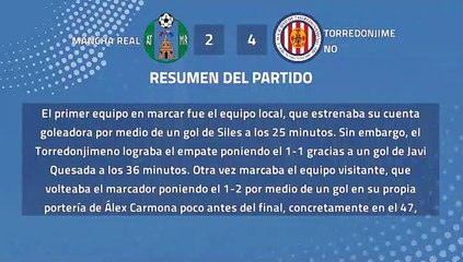 Resumen partido entre Mancha Real y Torredonjimeno Jornada 42 Tercera División