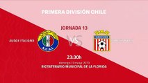 Previa partido entre Audax Italiano y Curicó Unido Jornada 13 Primera Chile