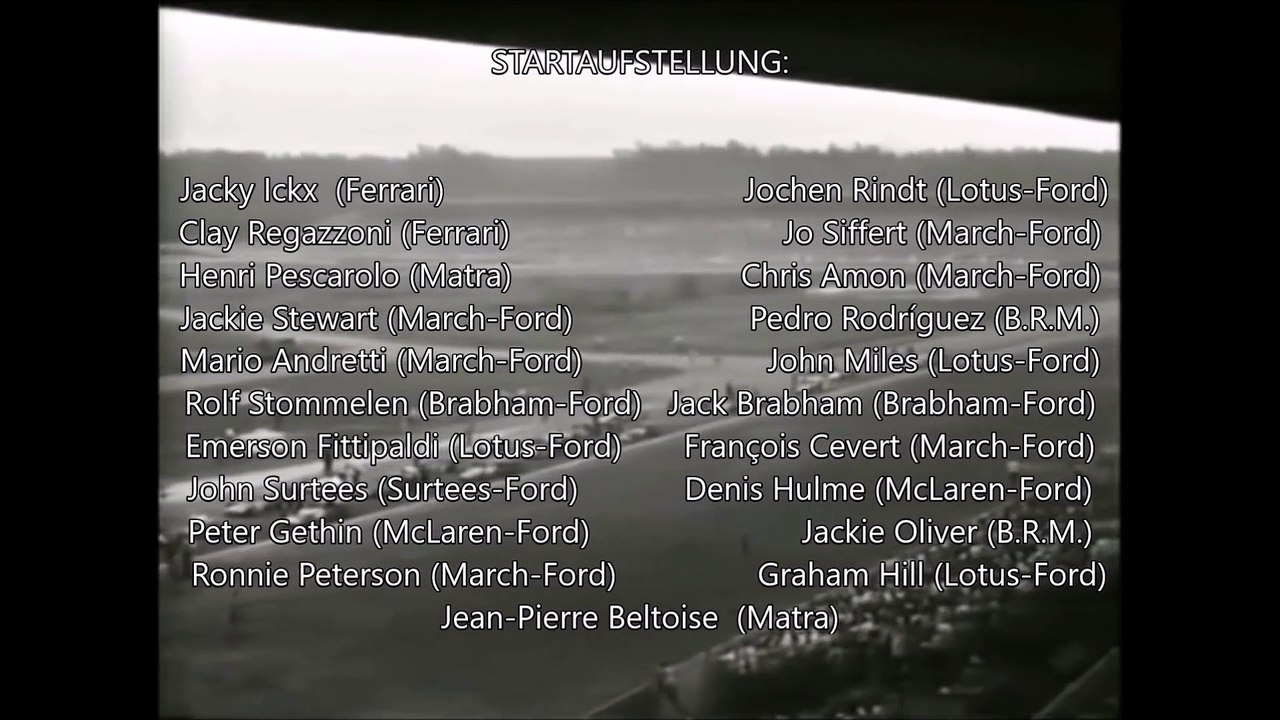 F1.Classics 1970 - GP Deutschland - Rennen Highlights