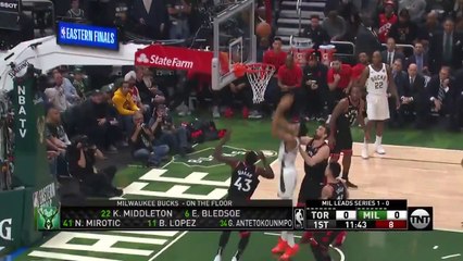 Can't Stop Giannis Antetokounmpo!! Bucks vs Raptors - Game 2 - 2019 Eastern Conference Finals