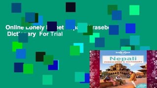 Online Lonely Planet Nepali Phrasebook   Dictionary  For Trial