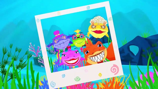10 Little Baby Sharks | Learn to Count Under the Sea, Five Little Monkeys by Little Angel