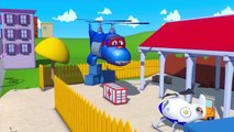 The Helicopter - Carl the Super Truck - Car City ! Cars and Trucks Cartoon for kids