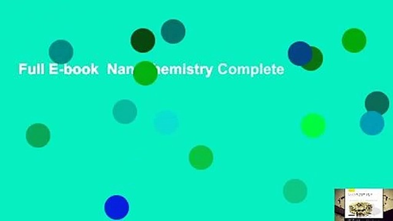Full E-book  Nanochemistry Complete