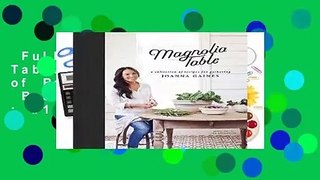 Full E-book  Magnolia Table: A Collection of Recipes for Gathering  Best Sellers Rank : #1