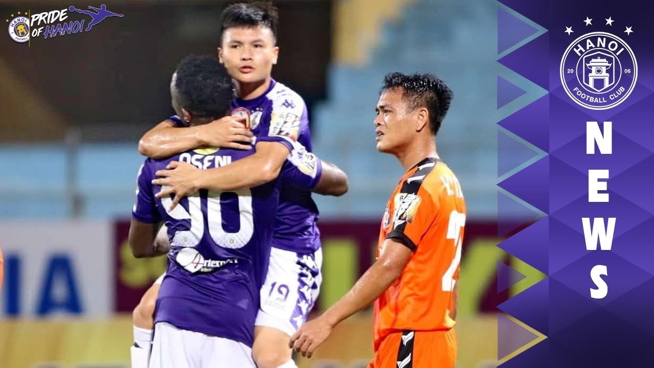 Oseni ghi bàn cho Hà Nội sau liên hoàn những pha dứt điểm của đội chủ nhà | HANOI FC