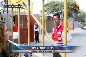 Lima enrejada: más del 95% serían ilegales