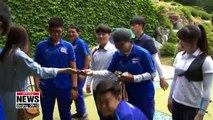 Incheon City training young archers from Thailand