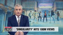 BTS's 'Singularity' MV becomes 20th BTS video to hit 100 million YouTube views